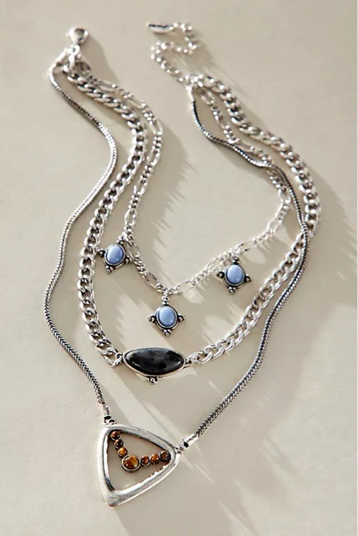 Horizons Semiprecious Stone Layer Necklace