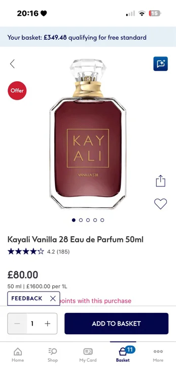 Kayali Vanilla 28 Eau de Parfum 50ml - Boots