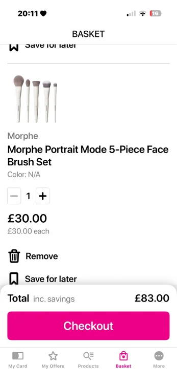 Morphe Portrait Mode 5-Piece Face Brush Set | Accessories and Lifestyle | Superdrug