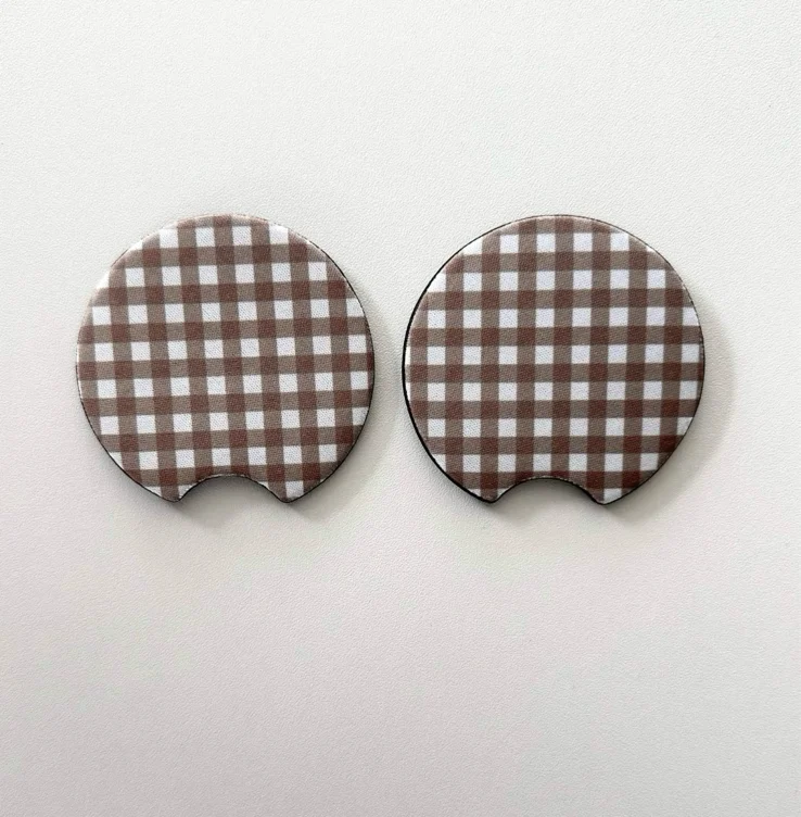 Fall Neoprene Car Coasters | Set of 2 | Stylish Protection for Your Cup Holders