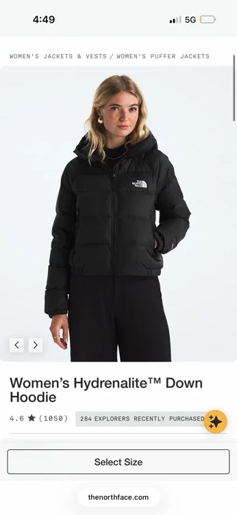 Women’s Hydrenalite™ Down Hoodie | The North Face