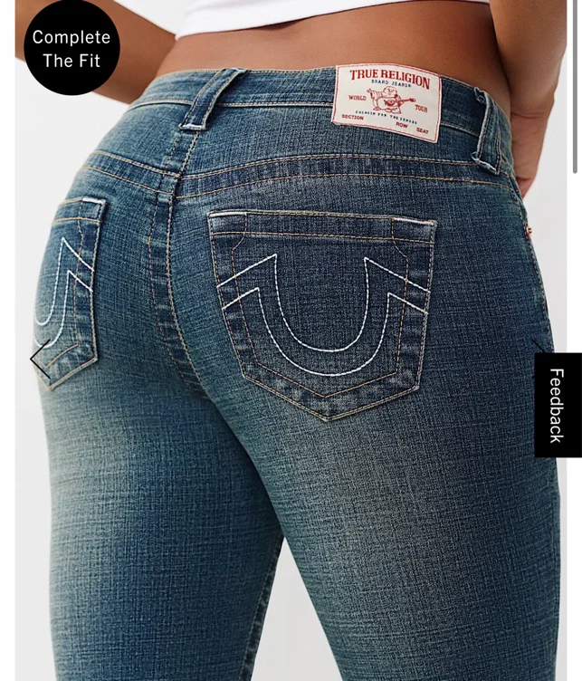 

BILLIE MID RISE STRAIGHT JEAN - Dark Wash | True Religion

