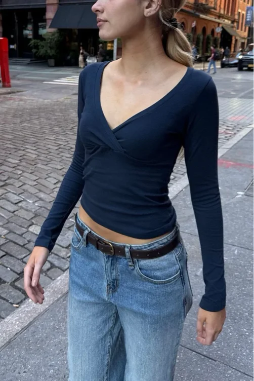 Amara Top - Navy 