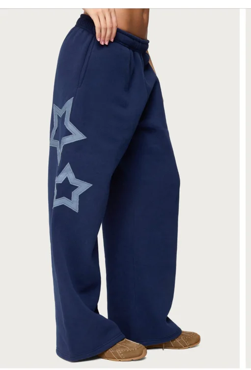 Edikted Starly Straight Leg Sweatpants