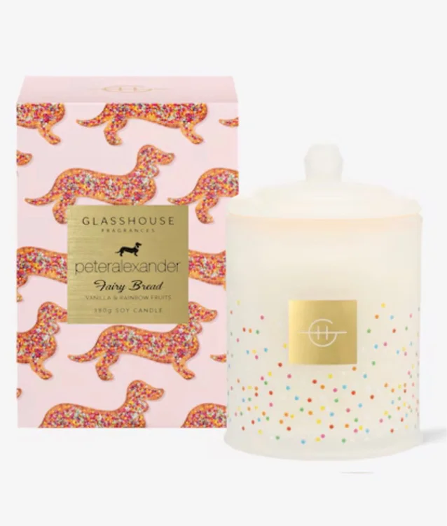 Glasshouse Fragrances Fairy Bread 380G Candle  Multi - Peter Alexander Online