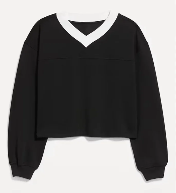 Dynamic Fleece Oversized Cropped Sweatshirt | Old Navy