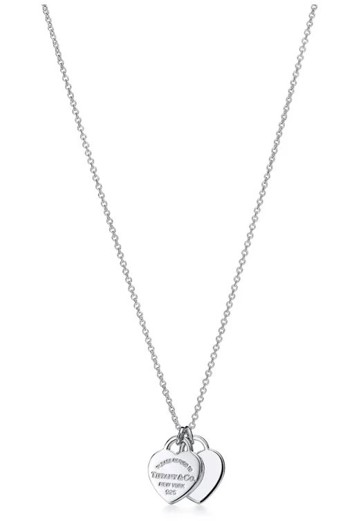 Return to Tiffany™ Mini Double Heart Tag Pendant