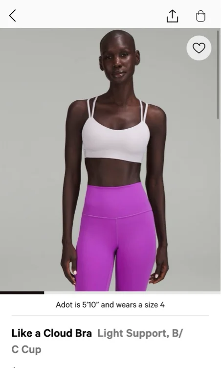 Like A Cloud Bra Light Support, B/C Cup