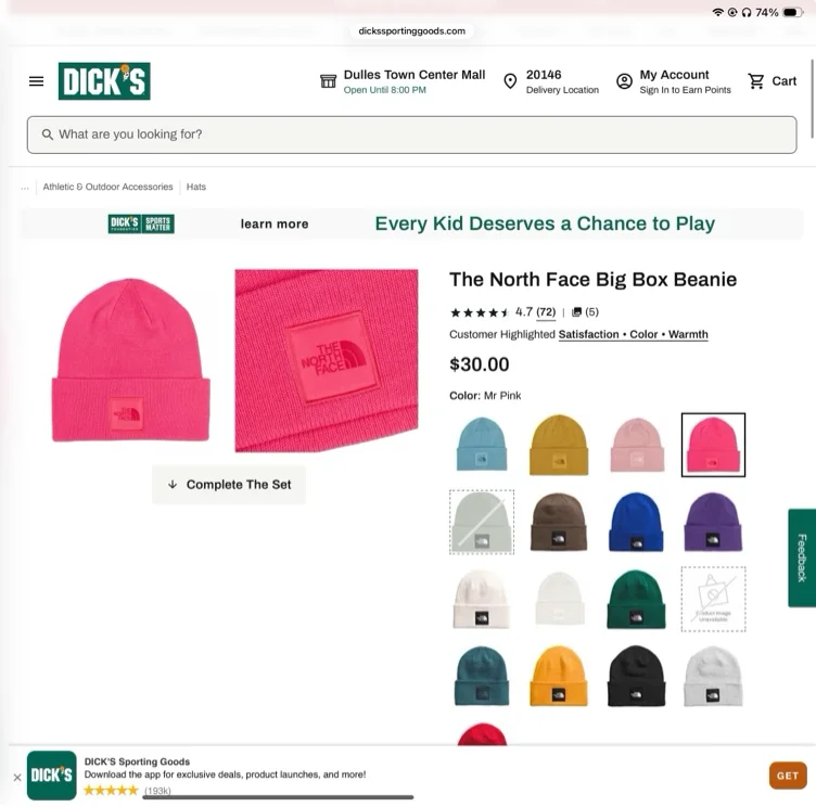 The North Face Big Box Beanie