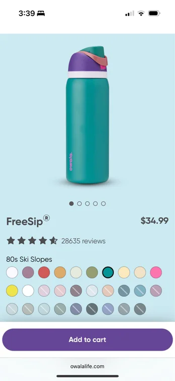 FreeSip® Water Bottle