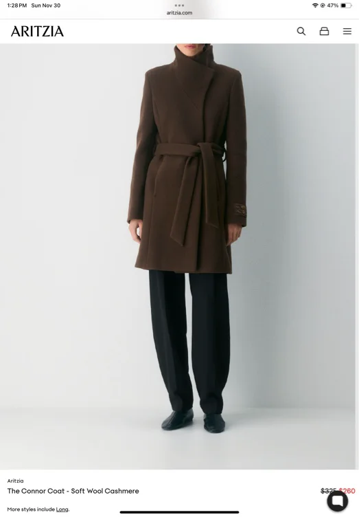 The Connor Coat - Soft Wool Cashmere
