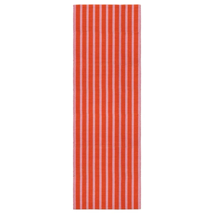 VÄGSKYLT Rug, flatwoven - pink/orange 2 ' 7 "x8 ' 2 "