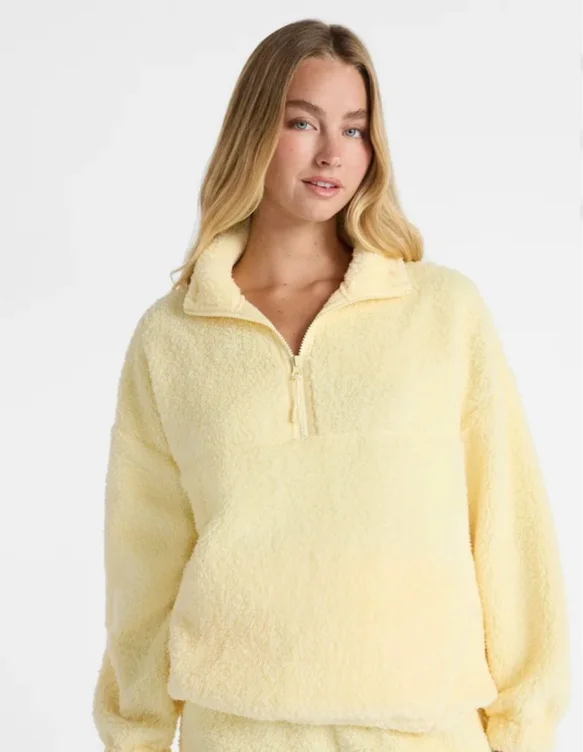 No Boundaries Plush Half-Zip Pullover, Women's and Plus