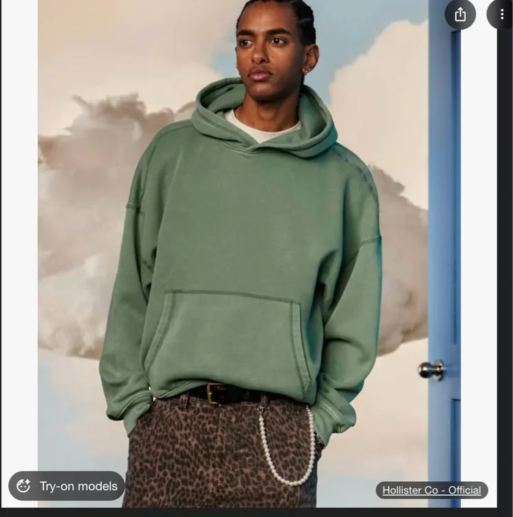 Hollister Men's Baggy Cinch Hoodie