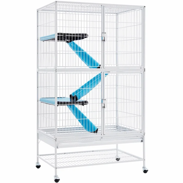 2 Tier Small Animal Cage with Removable Platforms