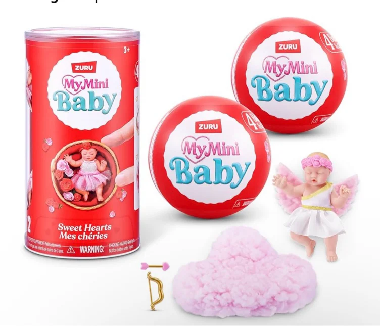 1 Mini Doll Toy For Kids  Cute Collectable Baby Toy Gift For Girls