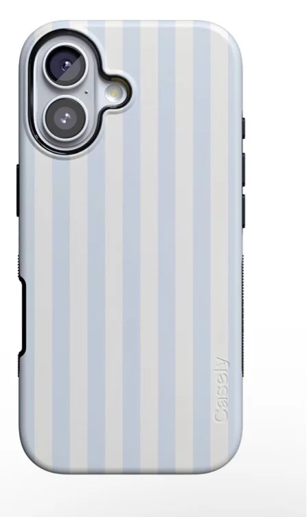 Equipd - Case for iPhone 17 (6.3") MagSafe Compatible, Skin-Friendly Grip Bumper Shockproof Protection Carbon Fiber Texture Cover - Blue