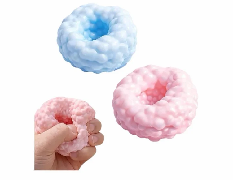 Amazon.com: 2 Pcs Crunchy Noisy Stress Balls, Ice Skin Crunchy Squishy Balls, Soft Moldable Squeeze Balls for Home Office or Travel for Adults : Toys & Games