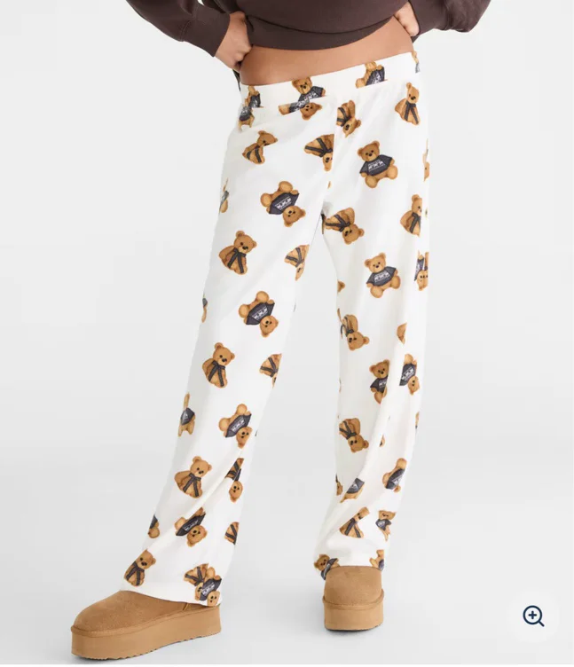 Teddy Bear Polyfleece Sleep Pants