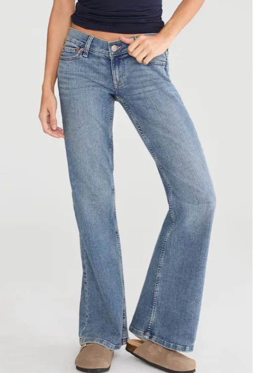 Super Low-Rise Flare Jean