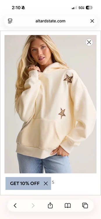 Wild Spirit Whipstitch Hoodie