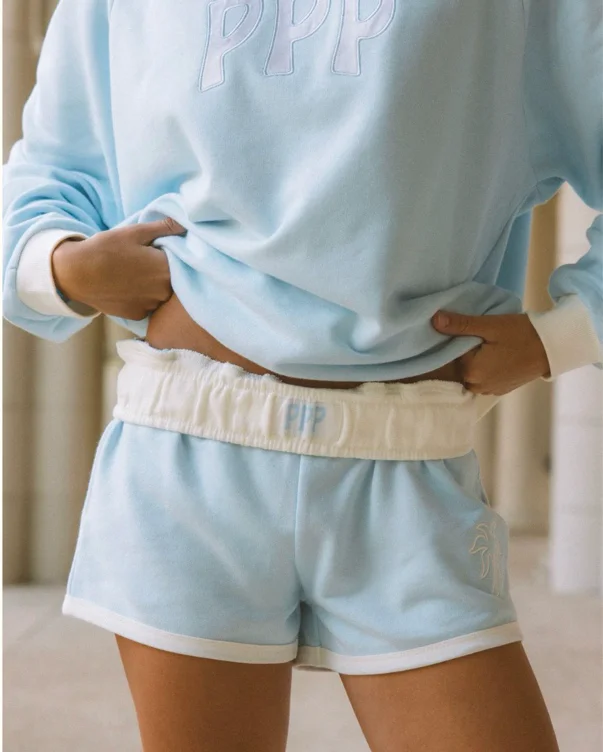 Pink Palm Puff Signature Shorts