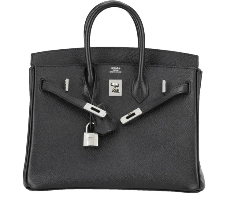 Sac à main en cuir Birkin 25