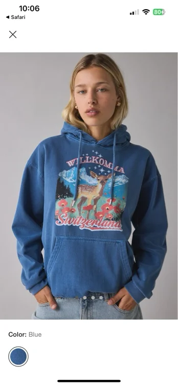 Willkomma Switzerland Graphic Hoodie Sweatshirt