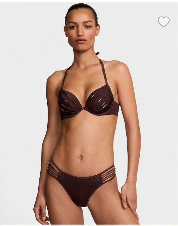 Buy VS Archives Banded Push-Up Bikini Top, Limelight Dots - Order Bikini Top online - Victoria's Secret US