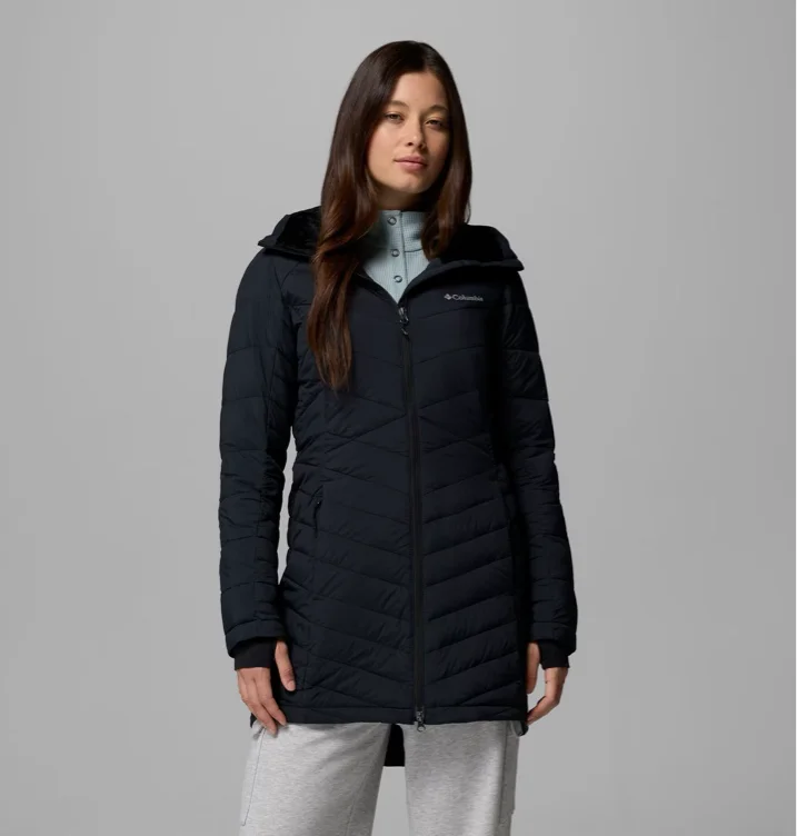 Women's Joy Peak™ II Mid Hooded Jacket BLACK LARGE