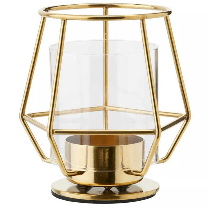 Tealight holder - gold 4 "