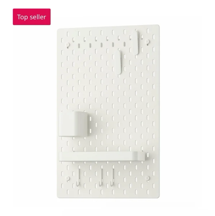 SKÅDIS Pegboard combination - white 14 ¼x22 "