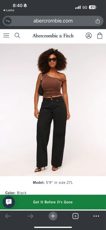 Curve Love Low Rise Ultra Loose Jean