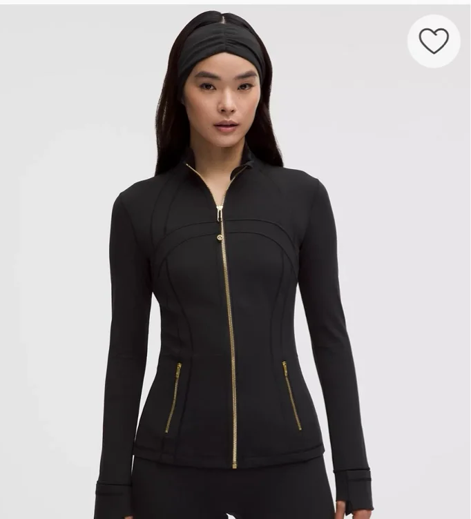 black and gold lululemon