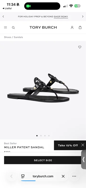 Miller Patent Sandal: Women's Designer Sandals | Tory Burch
