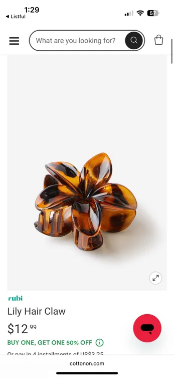 Lily Hair Claw