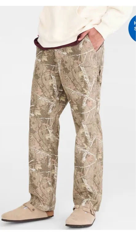 Forest Camo Baggy Carpenter Pants size small
