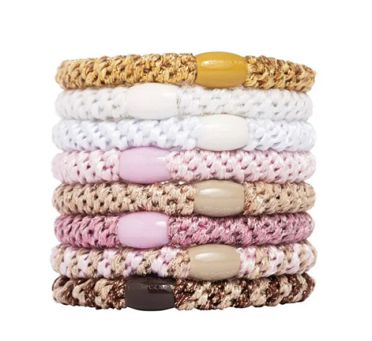 Grab & Go Ponytail Holders, 8 Pack Hair Ties