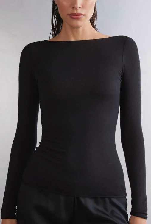 Maglia Collo Alto In Viscosa E Lana Merino  Taglia L